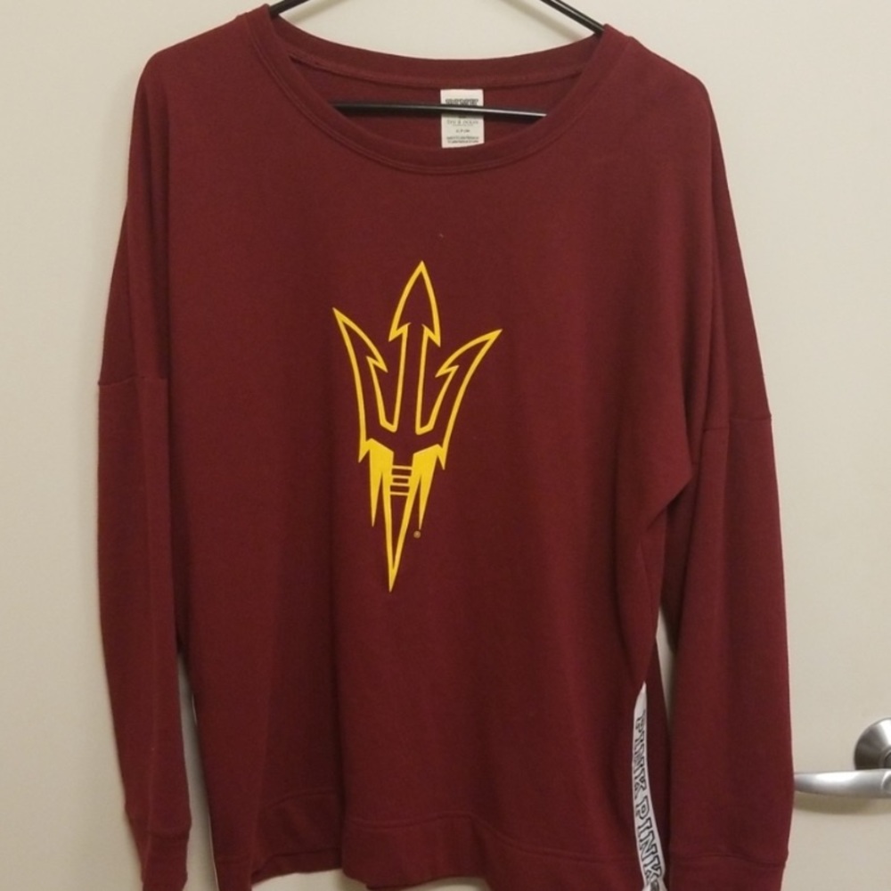 Pink Arizona State University Sweatshirt-Small
